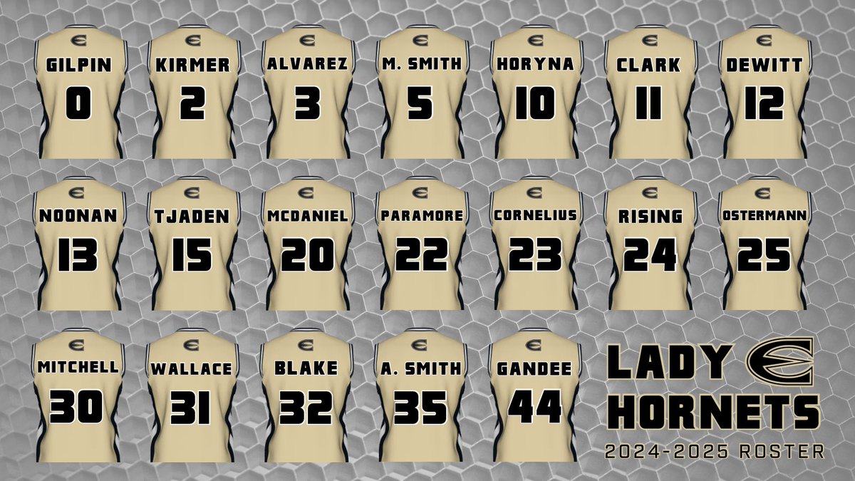 2024-2025 Jersey Numbers 

#StingersUp #LadyHornets