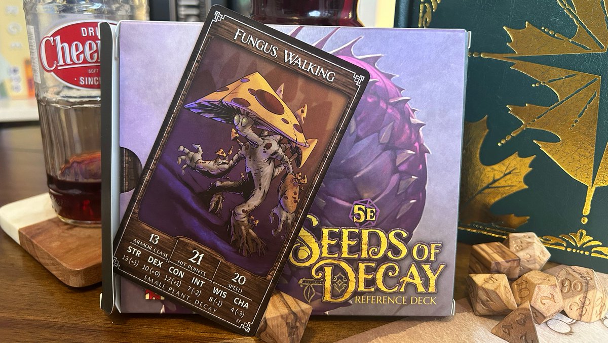 splatteredink's tweet photo. Soooo I am obessed with these new monster cards 🤩
.⁠
#roleplayinggames #tabletoproleplayinggames #newRPG #roleplayinggame #dnd #seedsofdecay #dnd5e https://t.co/Qu3DDYdqst