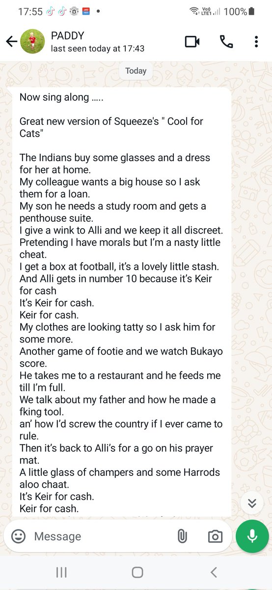 This is brilliant if you're old enough to remember 🎶 Cool For Cats 🎶 by Squeeze 🤣🤣🤦‍♂️

#FreeGearKeir