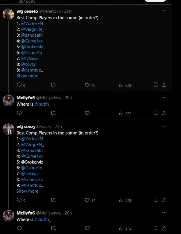 JakeSZNFN's tweet photo. @dxrkfnx @mellywtww @cerk @jokifnx @demari1x @7cozmo @KeenbotFN @nutfn_ @benfvv @Refinewya I don't think you can compare me with this goat in his prime https://t.co/cYkWbbpIvH