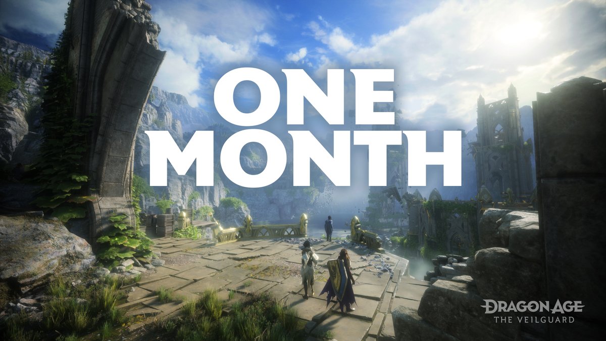 ONE MONTH until #DragonAge: The Veilguard launches!

We'll see you in Thedas on October 31.