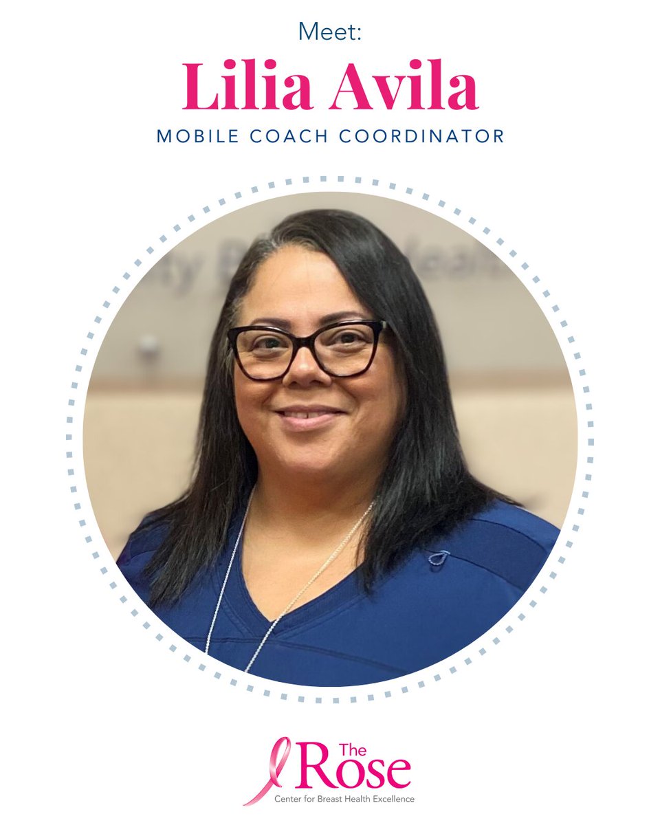 We’re spotlighting our mobile coach coordinator Lilia Avila, who went through her own breast cancer journey and knows every woman's experience is different. Hear her story: 

bit.ly/4389AFZ.

#BreastCancerAwareness
#ForTheRose
#TheRoseHouston