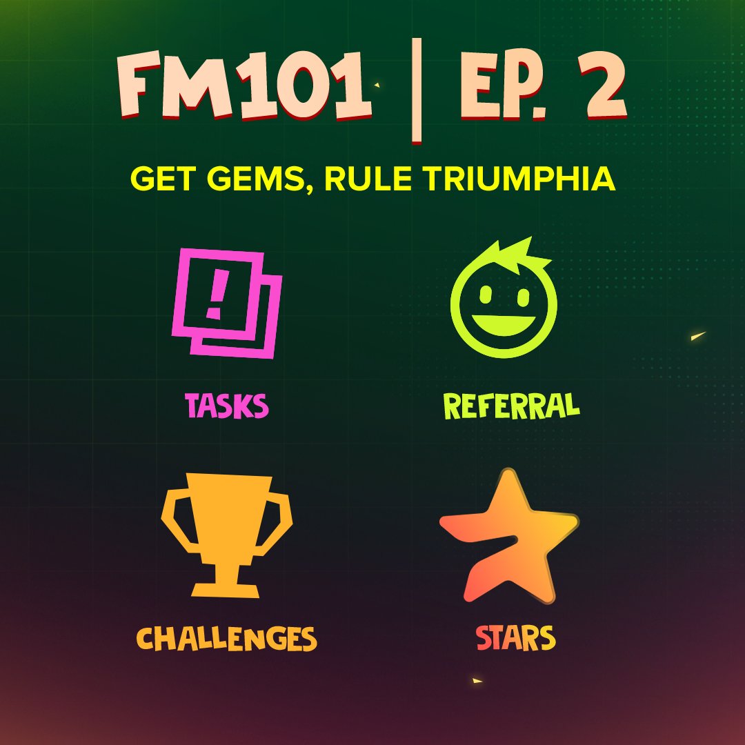 How to Get Gems 💎

1️⃣ Invite frens — more frens, more Gems
2️⃣ Join challenges in Discord &amp; TG for extra rewards
3️⃣ Complete in-game tasks
4️⃣ Convert Stars 🌟 to Gems in Shop ➡️ Gems

What are 💎 for?
Refill your energy ⚡ or buy a new fighter 🦸‍♂️
👉 t.me/fightme_gamebot