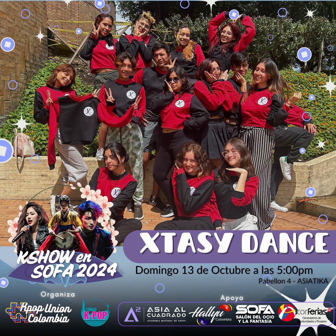KpopUnionCol's tweet photo. 🫰🏻El domingo 13 de octubre a las 5:00 p.m., no te puedes perder el ✨KShow en Sofa 2024✨, una actividad llena de baile, canto cover y música en vivo.🫶🏻

Organizado por Kpop Unión Colombia y @CiudadKpop  este evento se llevará a cabo en el pabellón 4, Asiátika, en SOFA 2024. 🎉🥳 https://t.co/fbCnUpZnON