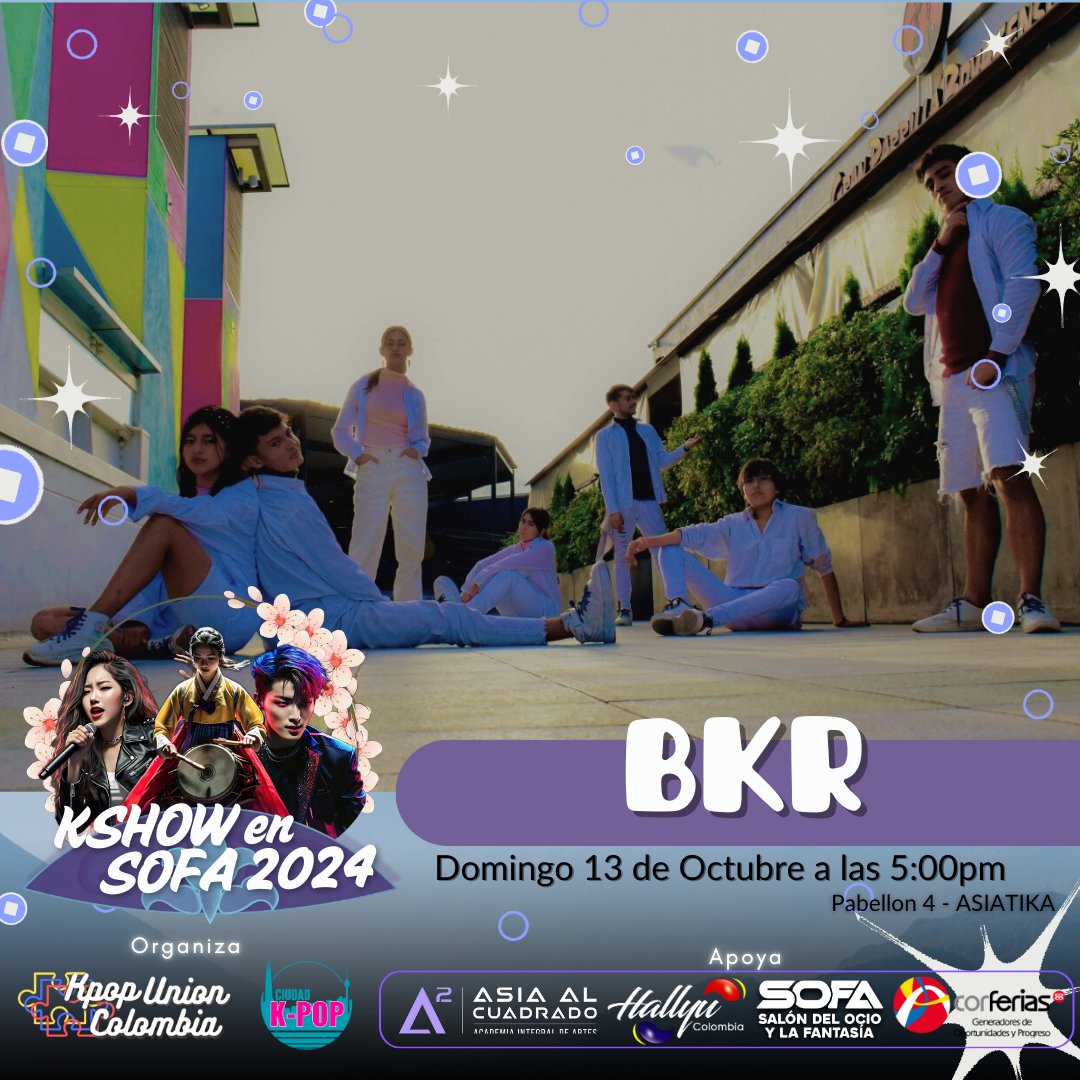 KpopUnionCol's tweet photo. 🫰🏻El domingo 13 de octubre a las 5:00 p.m., no te puedes perder el ✨KShow en Sofa 2024✨, una actividad llena de baile, canto cover y música en vivo.🫶🏻

Organizado por Kpop Unión Colombia y @CiudadKpop  este evento se llevará a cabo en el pabellón 4, Asiátika, en SOFA 2024. 🎉🥳 https://t.co/fbCnUpZnON