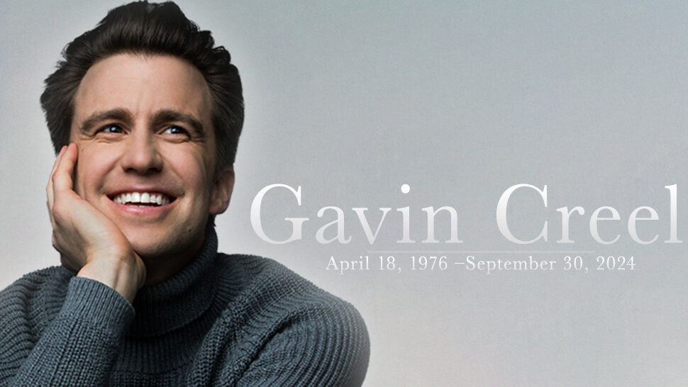 The lights on Broadway will shine a little less. With a heavy heart, we mourn the loss of talented actor and devoted activist, Gavin Creel.