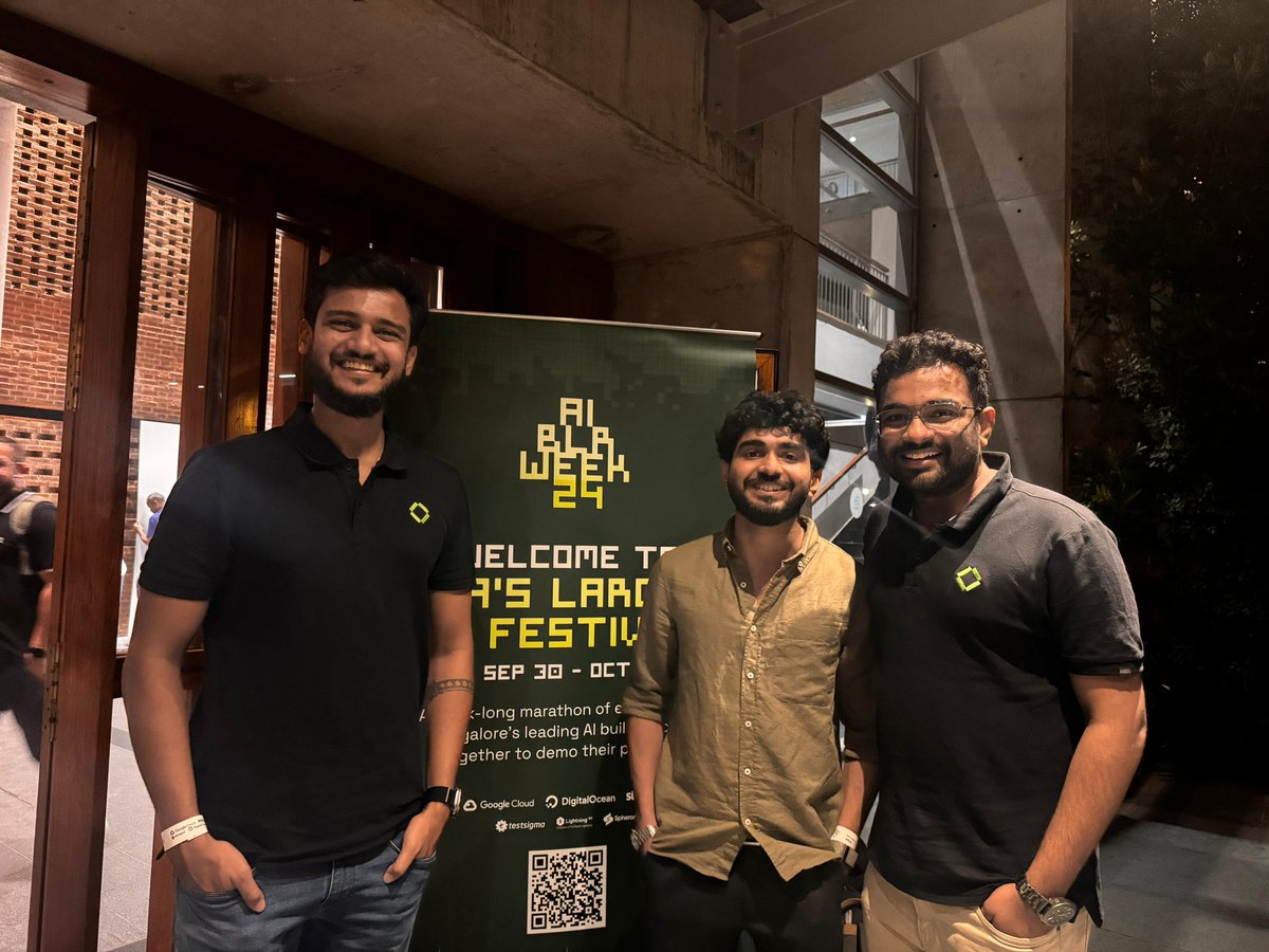 KarthikTwtsAi's tweet photo. What an event it was...!!!
It was an absolute pleasure representing @Inferless_ today at MagicBall AI Week Blr, where 2500+ AI engineers and founders came together.
Kudos to @grayscale_vc Siddharth Verma, and Rohan for pulling this awesome event
#Inferless #Magicball https://t.co/mnZ6v27Q4G