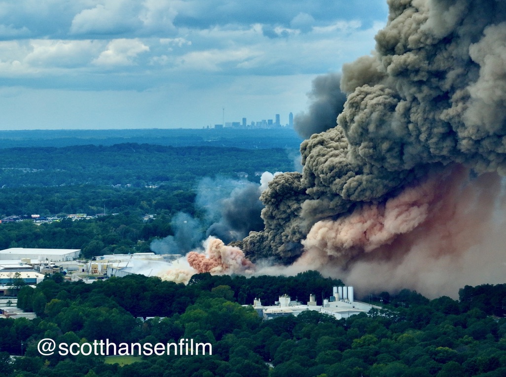#Biolabs #fire #drone angle close to our studio <a href="/defendATLforest/">Defend the Atlanta Forest/Stop Cop City</a> <a href="/GovKemp/">Governor Brian P. Kemp</a> <a href="/billyheathfox5/">Billy Heath III</a> @gwinnettnewsnow <a href="/gwinnettdaily/">Gwinnett Daily Post</a> <a href="/johncremeansusa/">John Cremeans USA</a> <a href="/kristytallman/">Kristy Tallman</a> <a href="/scotthansenfilm/">Scott B. Hansen</a>