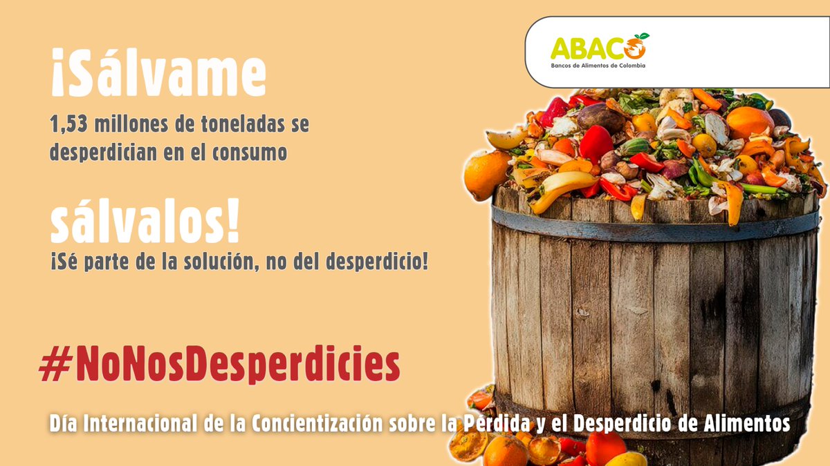 AbacoCol (@abacocol) on Twitter photo Cada alimento rescatado es una esperanza renovada para alguien en necesidad. ¿Te unes a nosotros en la lucha contra el desperdicio de alimentos?
<a href="/foodbanking/">The Global FoodBanking Network</a> Cada alimento rescatado es una esperanza renovada para alguien en necesidad. ¿Te unes a nosotros en la lucha contra el desperdicio de alimentos?
<a href="/foodbanking/">The Global FoodBanking Network</a>