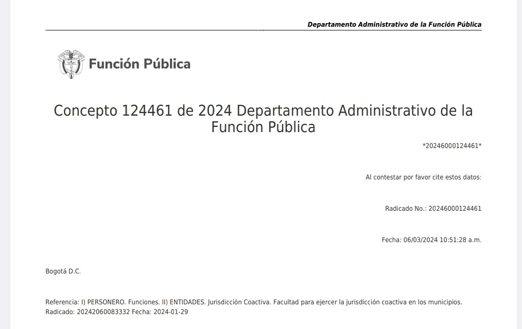 cabogadosa1's tweet photo. Cobro coactivo: Concepto DAFP analiza la facultad para ejercer la jurisdicción coactiva en los municipios/Personeros no cuentan con facultad para ejercer el cobro coactivo
https://t.co/i4UOyzmVuT https://t.co/Z5srEREwUZ