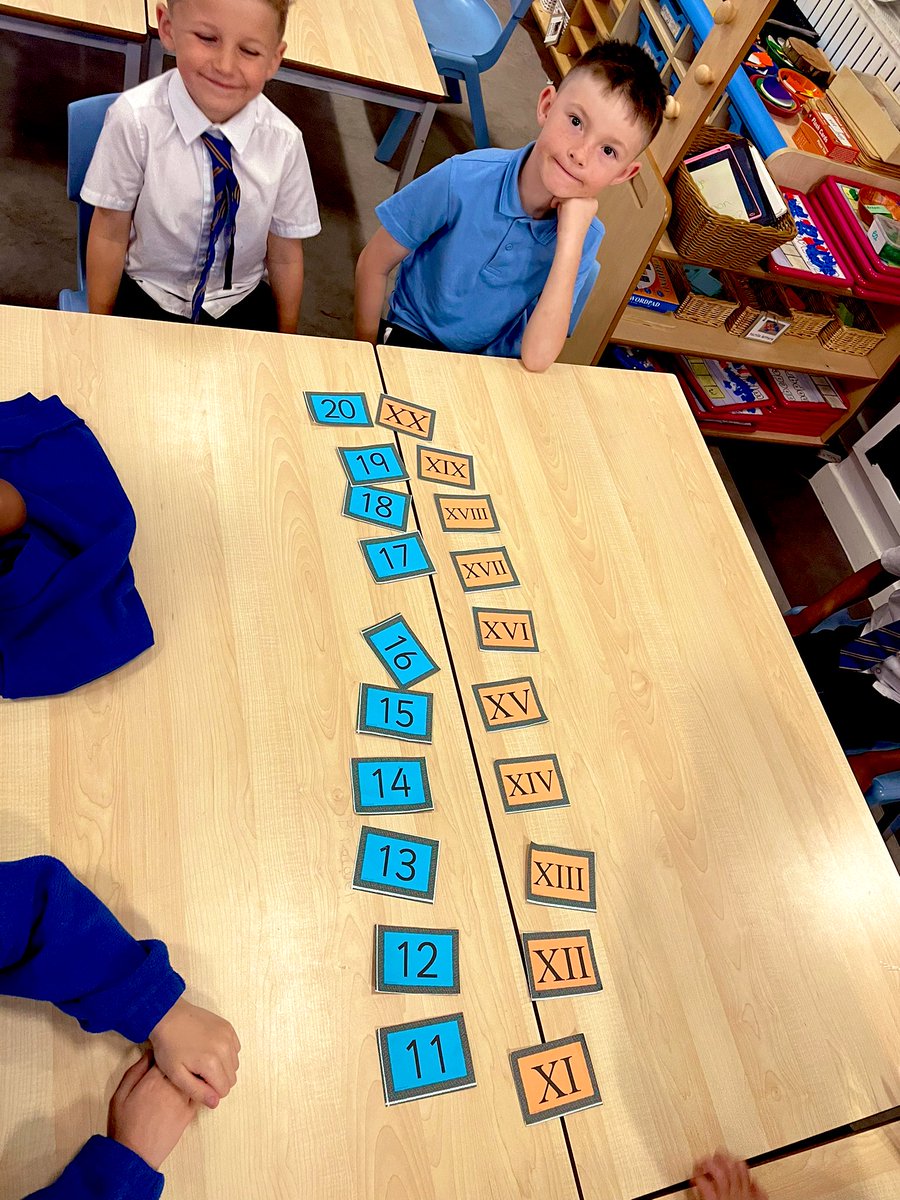 StJohnsPSAyr's tweet photo. In our P2/3/4 Italy elective, we learned about the Roman number system that originated in ancient Rome and used letters to represent numbers. We explored numbers to XX (20 ) and then had a team quiz π₯ #teamwork #problemsolving #sharingourlearning https://t.co/6MubBfUWt5