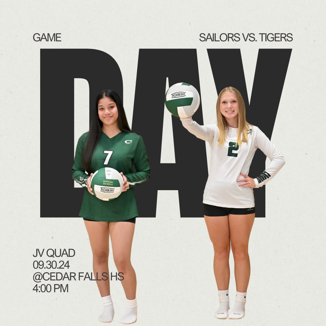 SAILOR VOLLEYBALL (@chssailorvb) on Twitter photo JV Quad today at Cedar Falls High School!
🎟️- tickets.gobound.com/tickets/events…
📍- Cedar Falls High School (behind the UNI Dome)
🕔- 5:00pm
<a href="/CBUS_Activities/">The Shipyard</a> JV Quad today at Cedar Falls High School!
🎟️- tickets.gobound.com/tickets/events…
📍- Cedar Falls High School (behind the UNI Dome)
🕔- 5:00pm
<a href="/CBUS_Activities/">The Shipyard</a>