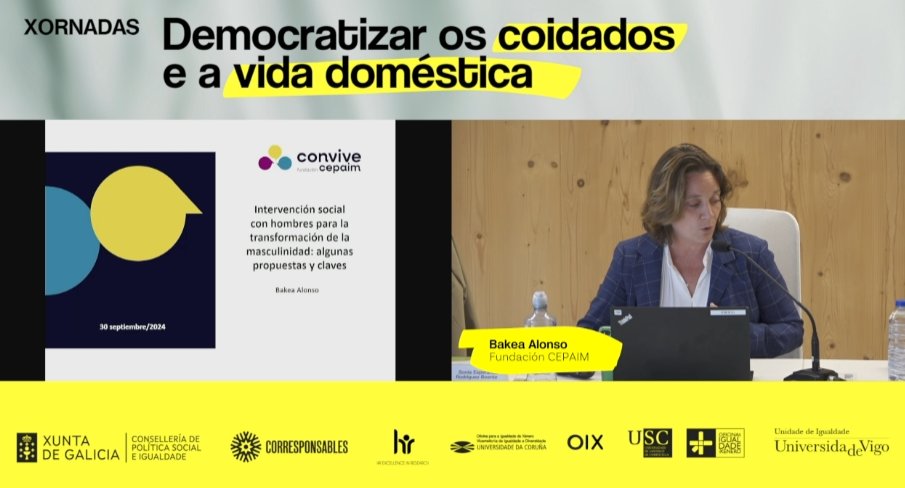 Bakea Alonso (<a href="/FundacionCepaim/">CONVIVE Fundación Cepaim</a>): "Hay tres áreas de intervención: prevención de violencia de género, corresponsabilidad y salud. En esta no nos hemos centrado tanto"