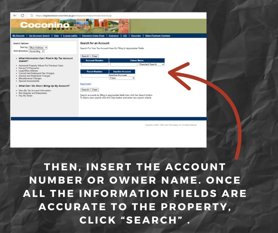 CoCoTreasury's tweet image. Part 1: Have questions about your property tax records? Follow these steps to view how much is owed, payment options, deadlines, and the history of your property tax charges and payments!