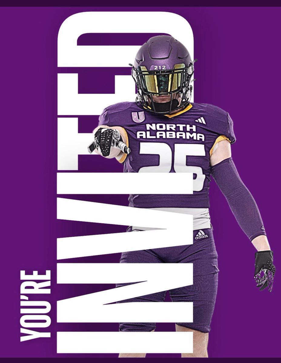 torianjackson01's tweet photo. Blessed to receive an invitation to The north Alabama game this weekend!
@recruit_Tcounty @UNAFootball https://t.co/ZyNyVrkHwK