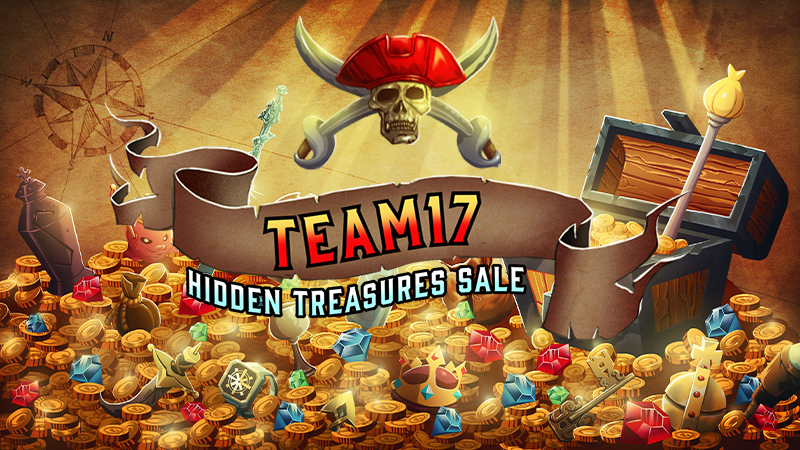 Team17's tweet photo. Arrr! 🦜 *ahem*... Our Team17 Hidden Treasures Sale is now live on Steam!

Alongside our jolly discounts, we've placed free Team17 game keys around the Steam page! 🤫 Can you find the hidden treasure?

🏴‍☠️👉 https://t.co/9Ca6fd4nZC https://t.co/JOmop0ffal