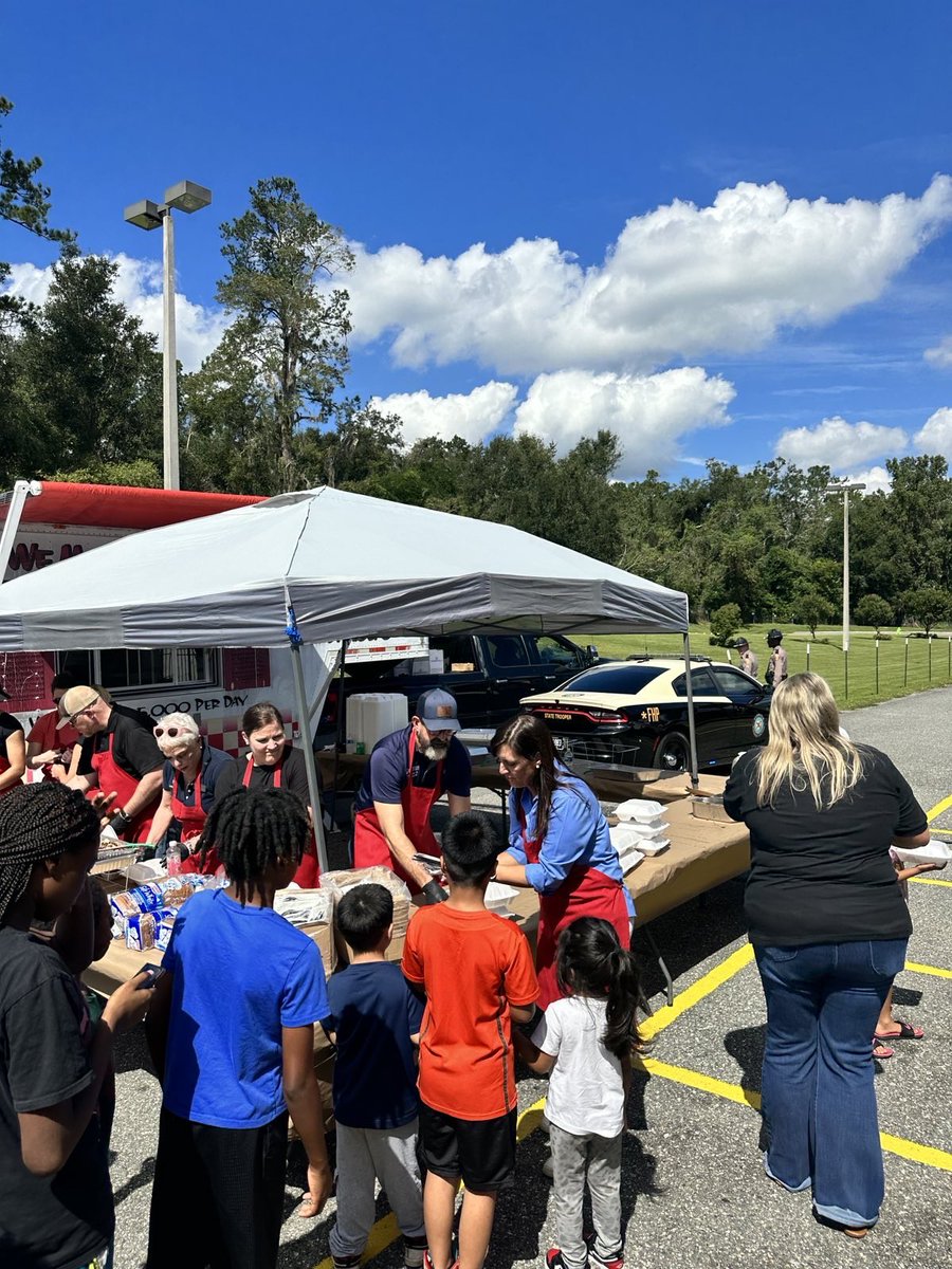 Manny Diaz Jr. (@commmannydiazjr) on Twitter photo Today, <a href="/EducationFL/">Florida Department of Education</a> is serving BBQ at Jefferson County School. Thank you to @LTGovNunez for joining us today and handing out meals to students.
We will be serving all afternoon! Stop by and get a free, hot meal. Today, <a href="/EducationFL/">Florida Department of Education</a> is serving BBQ at Jefferson County School. Thank you to @LTGovNunez for joining us today and handing out meals to students.
We will be serving all afternoon! Stop by and get a free, hot meal.