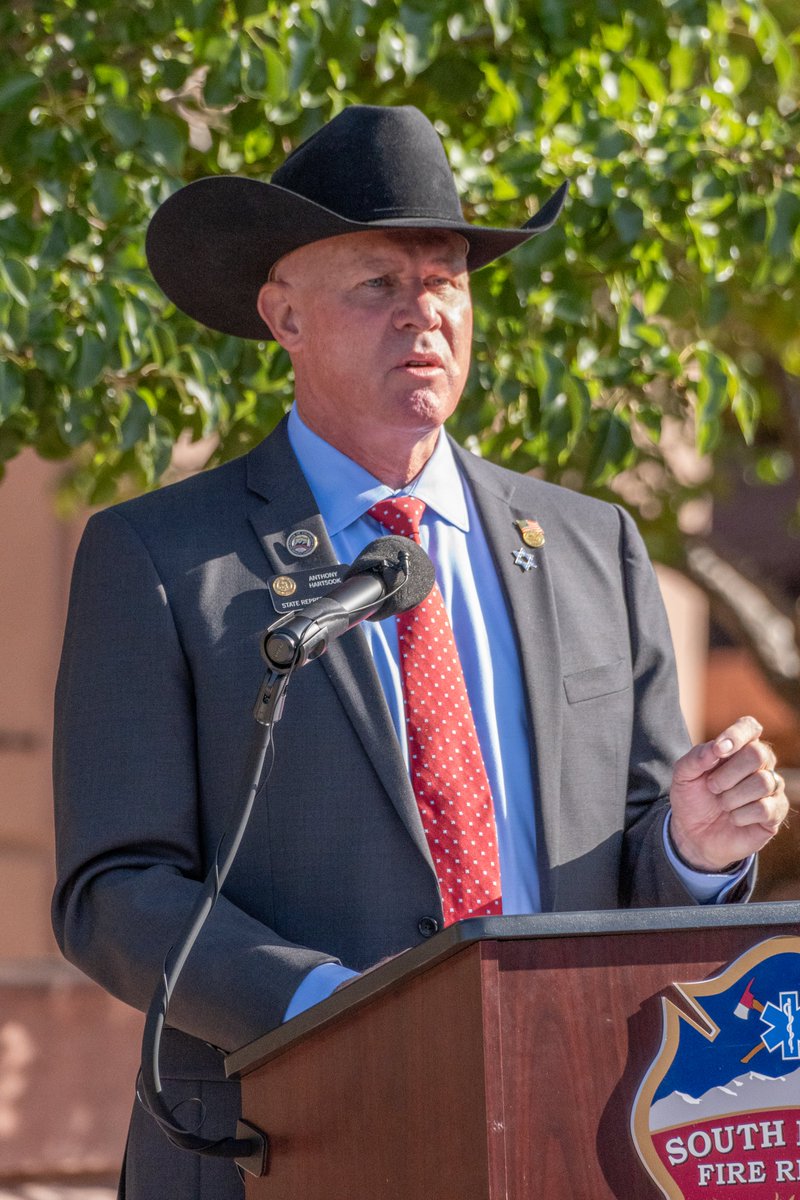 I was honored to speak at the South Metro Fire Rescue 9/11 Memorial and Dedication. You can listen to my speech at the 14 min 45 sec mark. Thank you for those who selflessly went towards the danger that day. m.youtube.com/watch?v=b7eQvJ…
#NeverForget
