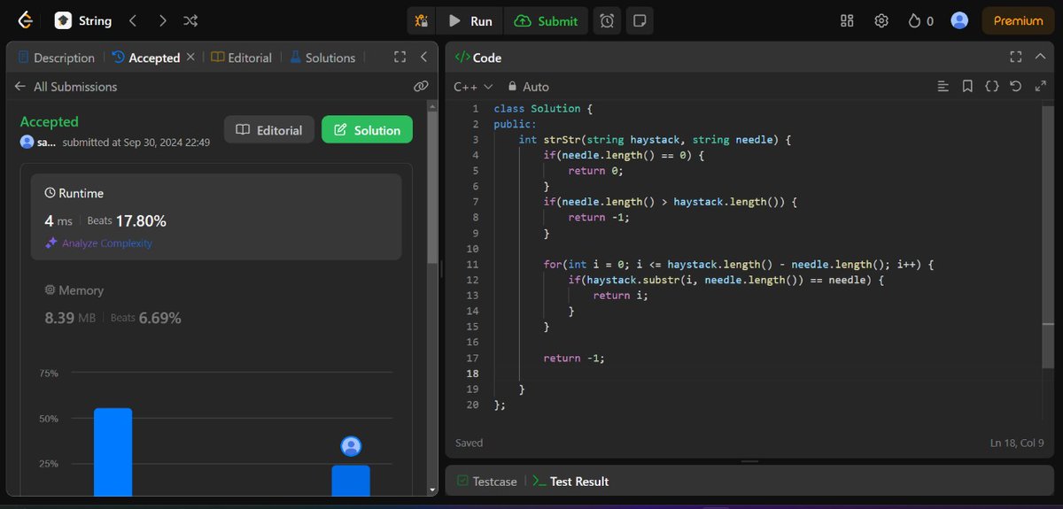 SurajKSantra001's tweet image. #day8 of #75daysofleetcode , today I have solved two questions based on hashmap and sliding window in c++.
#LeetCode
#programmer