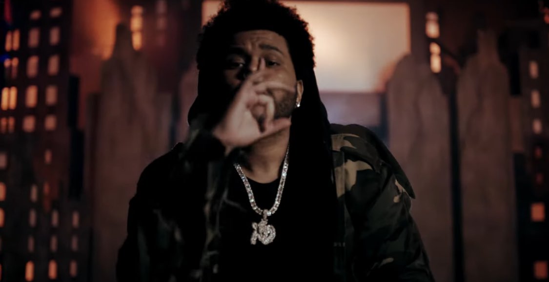 you know Abel is going to drop a crazy rap verse when he’s wearing camo jackets