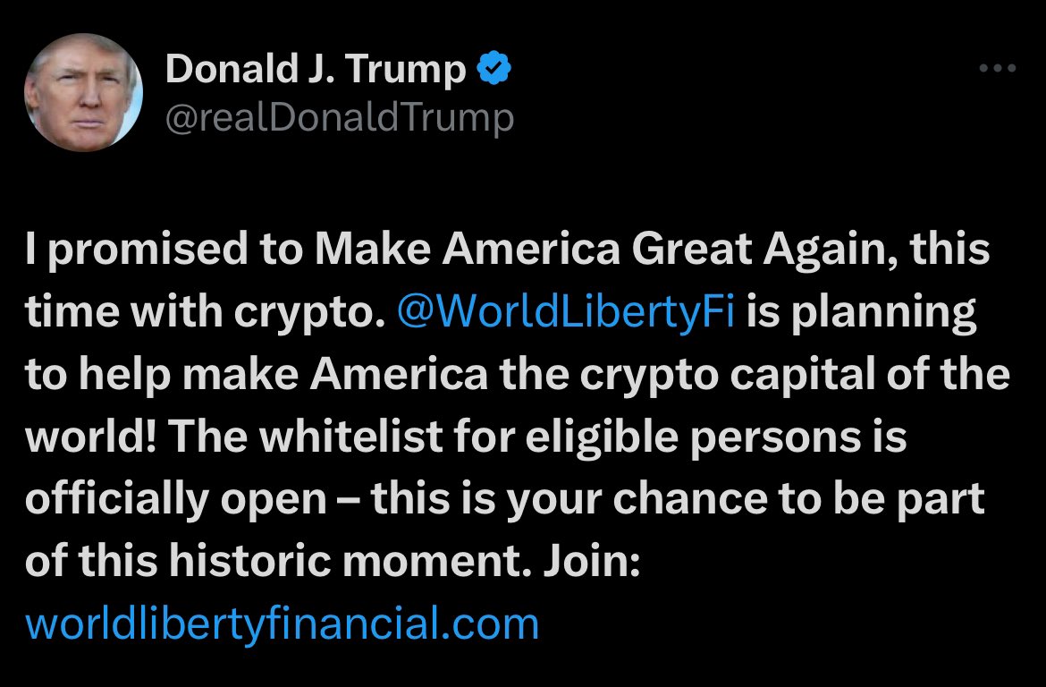 EmilyyPool's tweet image. Trump promoting cryptocurrencies? That's quite the irony, considering you recently called them a threat to the dollar and a market destabilizer. 
What changed – a new vision for the economy, or did you just realize there’s money in it? I’m curious how you explain this shift to…