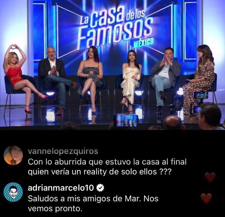 alon_d's tweet photo. Dice esta vieja la productora q #AdrianMarcelo recibió hace y por eso se fue JAJAJA q no diga mamadas todos queríamos q siguiera pero presionaron los patrocinadores #LaCasaDeLosFamososMx #LCDLMX2 #mexico #PDSPCAM #ArathNarco #ArathDeLaTorre #andrealegarreta #Televisa #programahoy https://t.co/eucRJAubl4