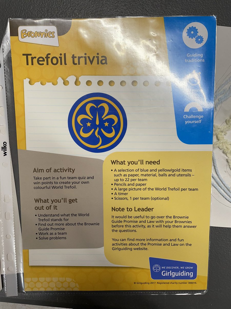 Tonight we were busy bees! Trefoil Trivia was challenging but the girls did amazingly well! We also worked on the ‘Lend a Hand’ activity and at next week’s meeting, we are looking forward to hearing about all the good turns that the girls will be doing this week ☺️👏🏼