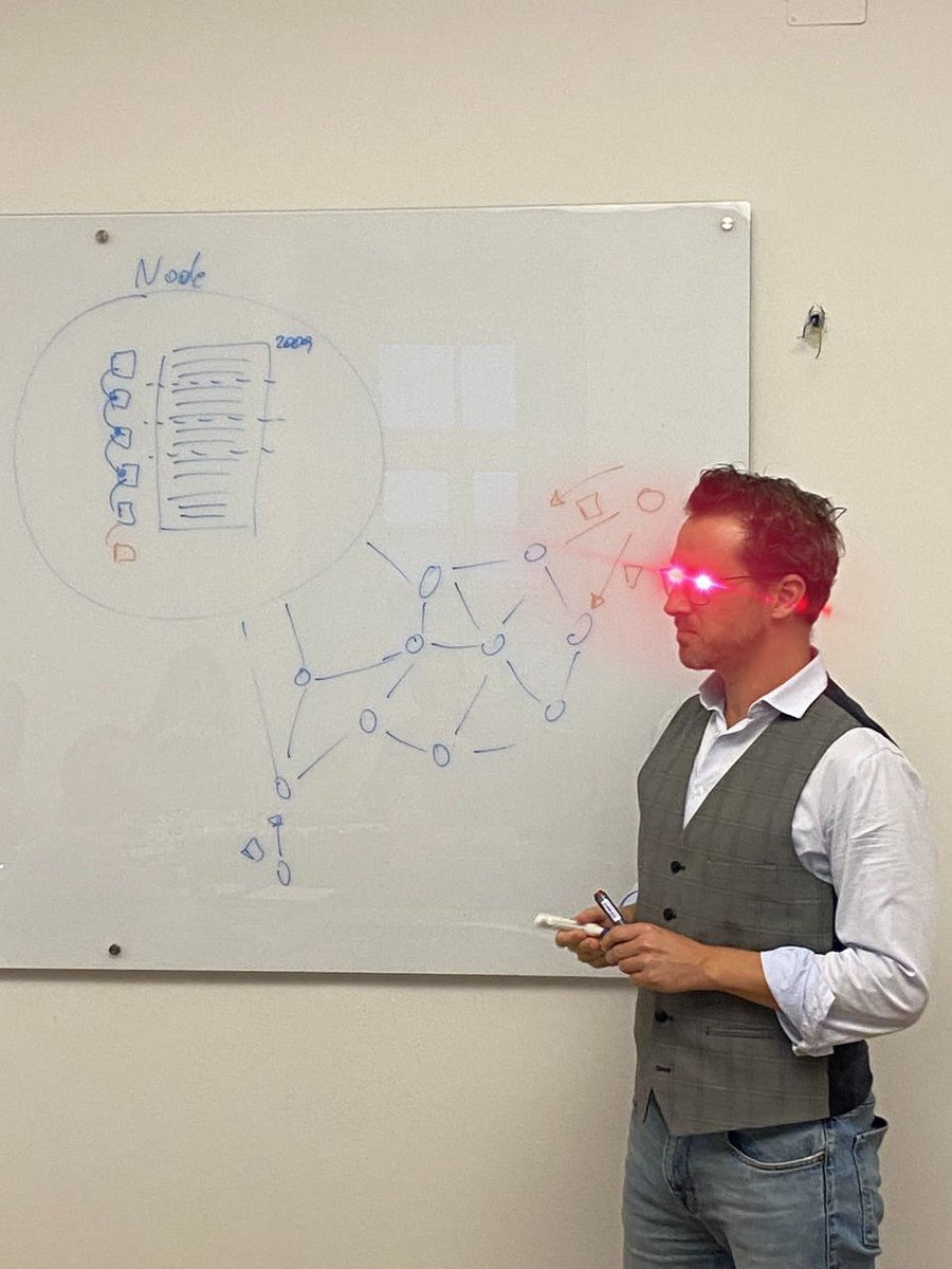 … me when explaining decentralization &amp; blockchain technology