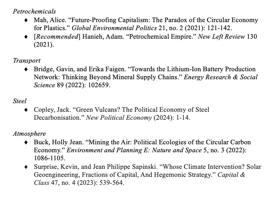 Thea Riofrancos (@triofrancos) on Twitter photo I'm teaching an intensive PhD course called "Multi-Sited Fieldwork and Planetary Processes in an Era of Geoeconomics" at <a href="/univienna/">Universität Wien</a>. Here's the syllabus, featuring @MWerner2010 <a href="/bentleyballan/">Bentley Allan</a> <a href="/jonasnahm/">Jonas Nahm</a> <a href="/JNemsingh/">Jojo Nem Singh</a> <a href="/Amirlbd/">Amir Lebdioui</a> <a href="/JackCopley6/">Jack Copley</a> <a href="/DanielaGabor/">Daniela Gabor</a> <a href="/BJMbraun/">Benjamin Braun</a> <a href="/AntheaERoberts/">Anthea Roberts</a> 1/2 I'm teaching an intensive PhD course called "Multi-Sited Fieldwork and Planetary Processes in an Era of Geoeconomics" at <a href="/univienna/">Universität Wien</a>. Here's the syllabus, featuring @MWerner2010 <a href="/bentleyballan/">Bentley Allan</a> <a href="/jonasnahm/">Jonas Nahm</a> <a href="/JNemsingh/">Jojo Nem Singh</a> <a href="/Amirlbd/">Amir Lebdioui</a> <a href="/JackCopley6/">Jack Copley</a> <a href="/DanielaGabor/">Daniela Gabor</a> <a href="/BJMbraun/">Benjamin Braun</a> <a href="/AntheaERoberts/">Anthea Roberts</a> 1/2