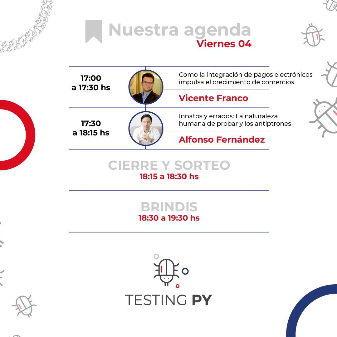 PY_Testing's tweet image. 🚀 Explora la frontera del testing de software en TestingPY 2024! 🔍💡
📅 4 de octubre | Salón Auditorio UIP
Inscríbete ahora y transforma tu enfoque profesional.
🔗 meetu.ps/e/NmLFB/N7rFK/i
#TestingPY2024 #Innovación #SoftwareTesting #TechEvent