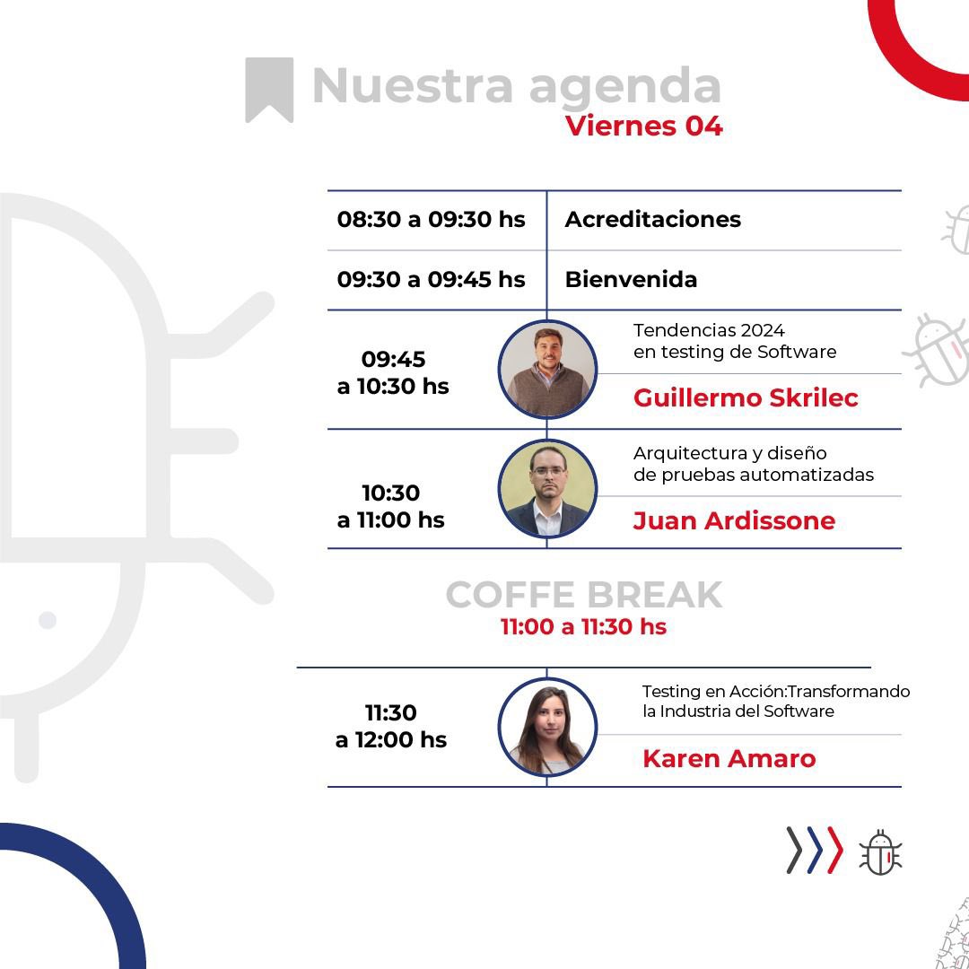 PY_Testing's tweet image. 🚀 Explora la frontera del testing de software en TestingPY 2024! 🔍💡
📅 4 de octubre | Salón Auditorio UIP
Inscríbete ahora y transforma tu enfoque profesional.
🔗 meetu.ps/e/NmLFB/N7rFK/i
#TestingPY2024 #Innovación #SoftwareTesting #TechEvent