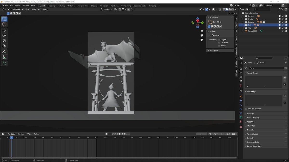 SYL_RMD's tweet photo. Progres  1
#b3d #blender #indieanime https://t.co/9WmRMFLGuy