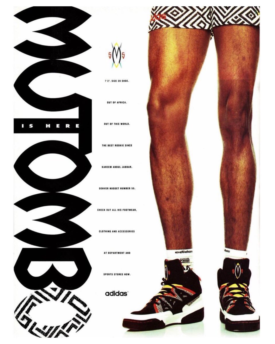 Cruziiie's tweet photo. Thinking of #DikembeMutombo today, as his style &amp; larger than life presence is deeply influential to @UNDRCRWN’s storytelling and partnership with @adidasHoops. In recent years, I reissued the "Gil II Zero", which incorporates UC’s interpretation of The Mutombo print. https://t.co/4Wb4endWOv