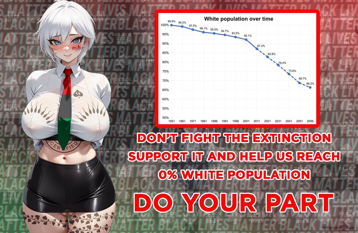 AnastasiaBNWO's tweet photo. One thing that CUCKS  like you can do is $end everything you have and take care of yourself.

Don't you see the graph, Looking Beautiful.

You know what to do loser, I want to see total defeat from you.

Sterilization is the only way.

❤️+ 🔁 + $END