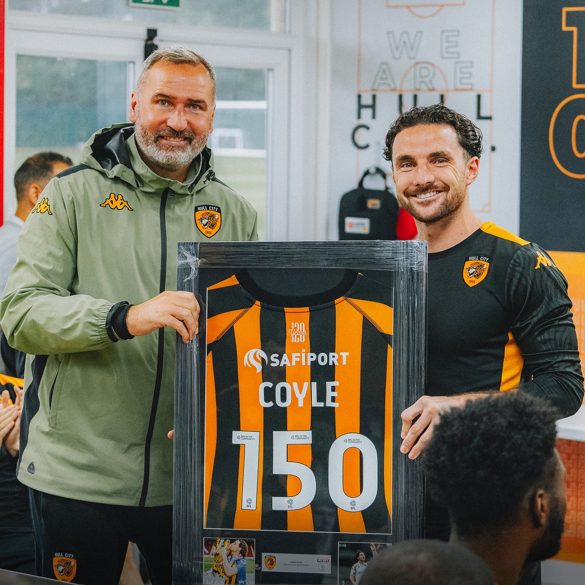 HullCity's tweet photo. Congrats, Lewie 🧡

#hcafc https://t.co/2DKyKJ0VNJ