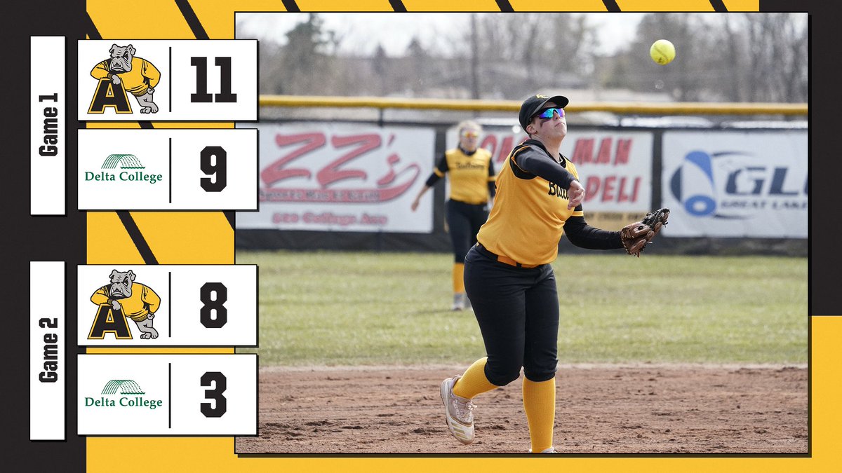 Club Softball sweeps Delta College over the weekend with dominant offense 

Recap - tinyurl.com/4dxznjsy

#GDTBAB