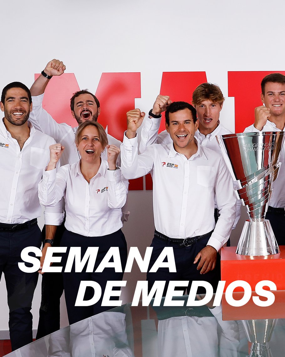 SailGPESP's tweet photo. VAYA SEMANITA 🥵 No paramos la semana pasada de visitar distintos medios de comunicación 🗞️📸🎥🎙️
#SailGP #SailGPESP #Adrenaline #Sailing #Racing #LosGallosSGP #VamosGallos #PoweredByNature https://t.co/Wy4efoQ6PI