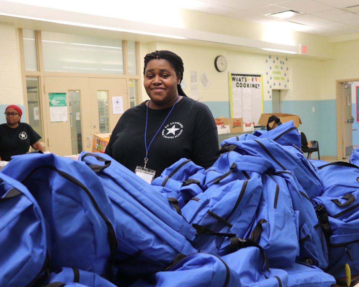DCScholarsPCS's tweet photo. We had a great time welcoming our families to the Back to School Fair last week! It was wonderful to see community members, families, and school staff connect for such a fun, jam-packed day! We are super excited to welcome the new school year! @dcpcsb #BackToSchoolFair https://t.co/4bnaYGEInX