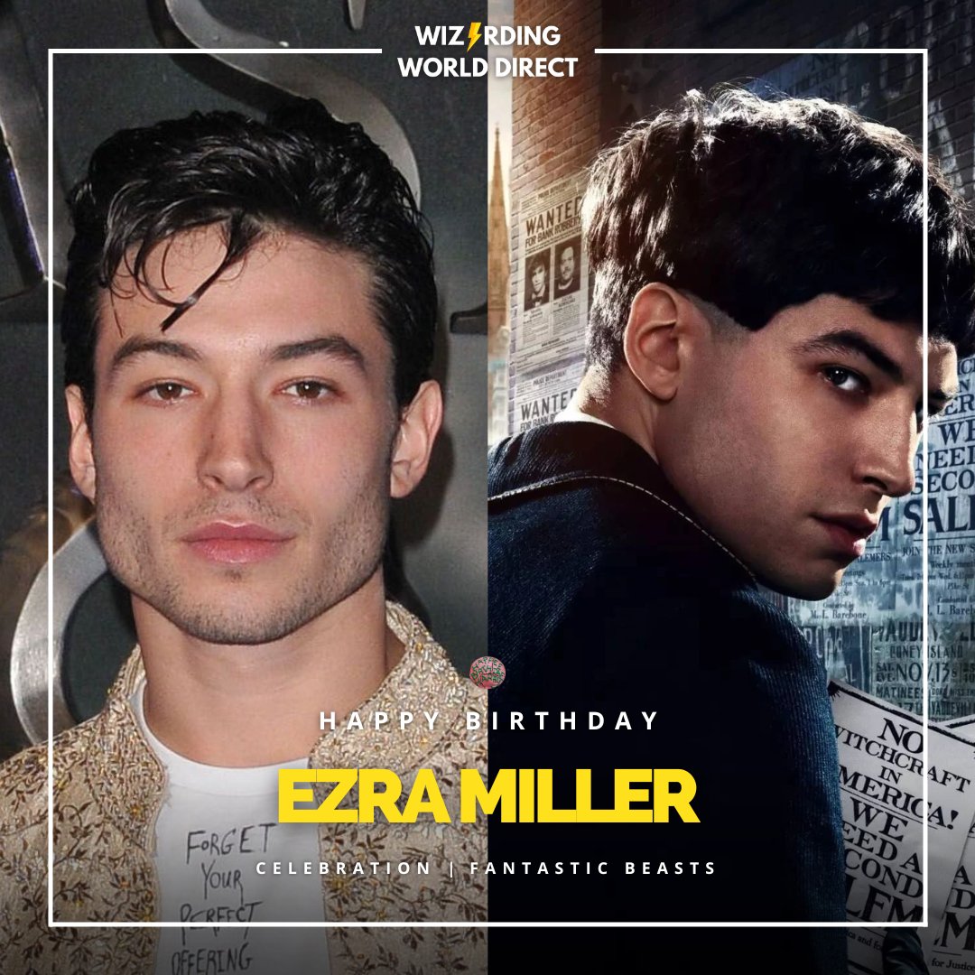 WW_Direct's tweet photo. Happy birthday to Ezra Miller! 🎂

He portrayed Credence Barebone in the FANTASTIC BEASTS films.