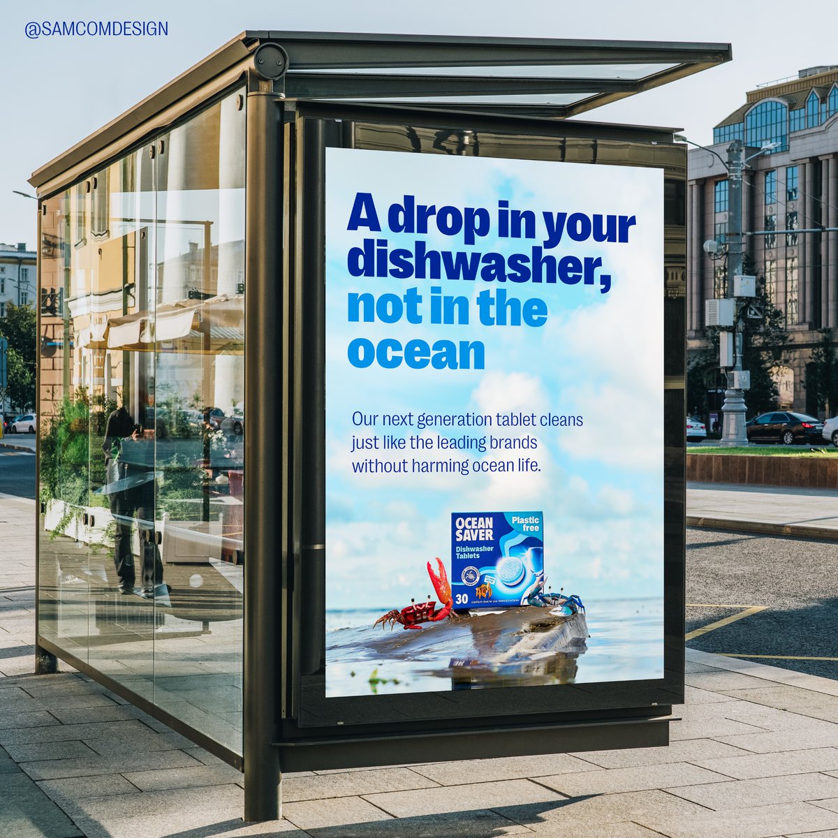 One Minute Brief of the Day: 
Create 6-sheet style posters to advertise 
<a href="/OceanSaverDrops/">OceanSaver</a>
 Plastic-Free Dishwasher Tablets.
#OceanSaver <a href="/OneMinuteBriefs/">One Minute Briefs ⏱️</a>
