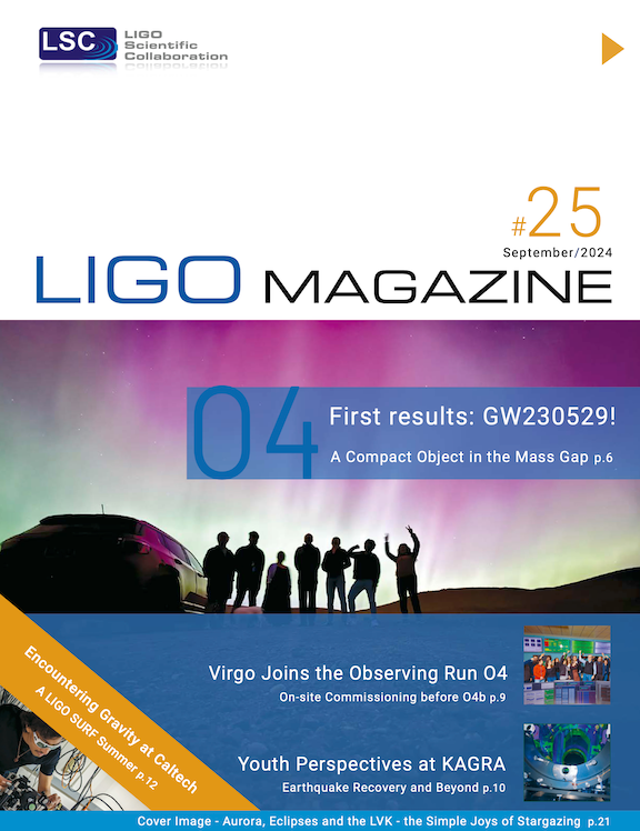 LIGO Magazine (@ligomagazine) on Twitter photo Brand new <a href="/LIGO/">LIGO</a> Magazine out now!
Read all about #O4 results, <a href="/ego_virgo/">EGO & the Virgo Collaboration</a> joins #O4, <a href="/KAGRA_PR/">KAGRA Gravitational Wave Observatory</a> earthquake recovery and much much more!
Online and free at: ligo.org/magazine
Direct link to pdf download: ligo.org/magazine/LIGO-…
#LIGOMagazine Brand new <a href="/LIGO/">LIGO</a> Magazine out now!
Read all about #O4 results, <a href="/ego_virgo/">EGO & the Virgo Collaboration</a> joins #O4, <a href="/KAGRA_PR/">KAGRA Gravitational Wave Observatory</a> earthquake recovery and much much more!
Online and free at: ligo.org/magazine
Direct link to pdf download: ligo.org/magazine/LIGO-…
#LIGOMagazine