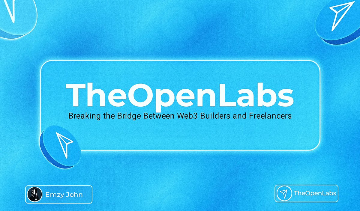 EmzyJohn's tweet photo. Web3 Job Seekers and Builders, Gather Here!
Finding Web3 jobs could be more tasking than finding a virgin at 30! ๐
Web3 jobs are in excess, yet hard to seal.
I had given up until I found @TheOpenLabs.
They offer the easy way out.
There's more!
LFG๐
A ๐งต
#TOLThreadContest https://t.co/onkZKqOV2c