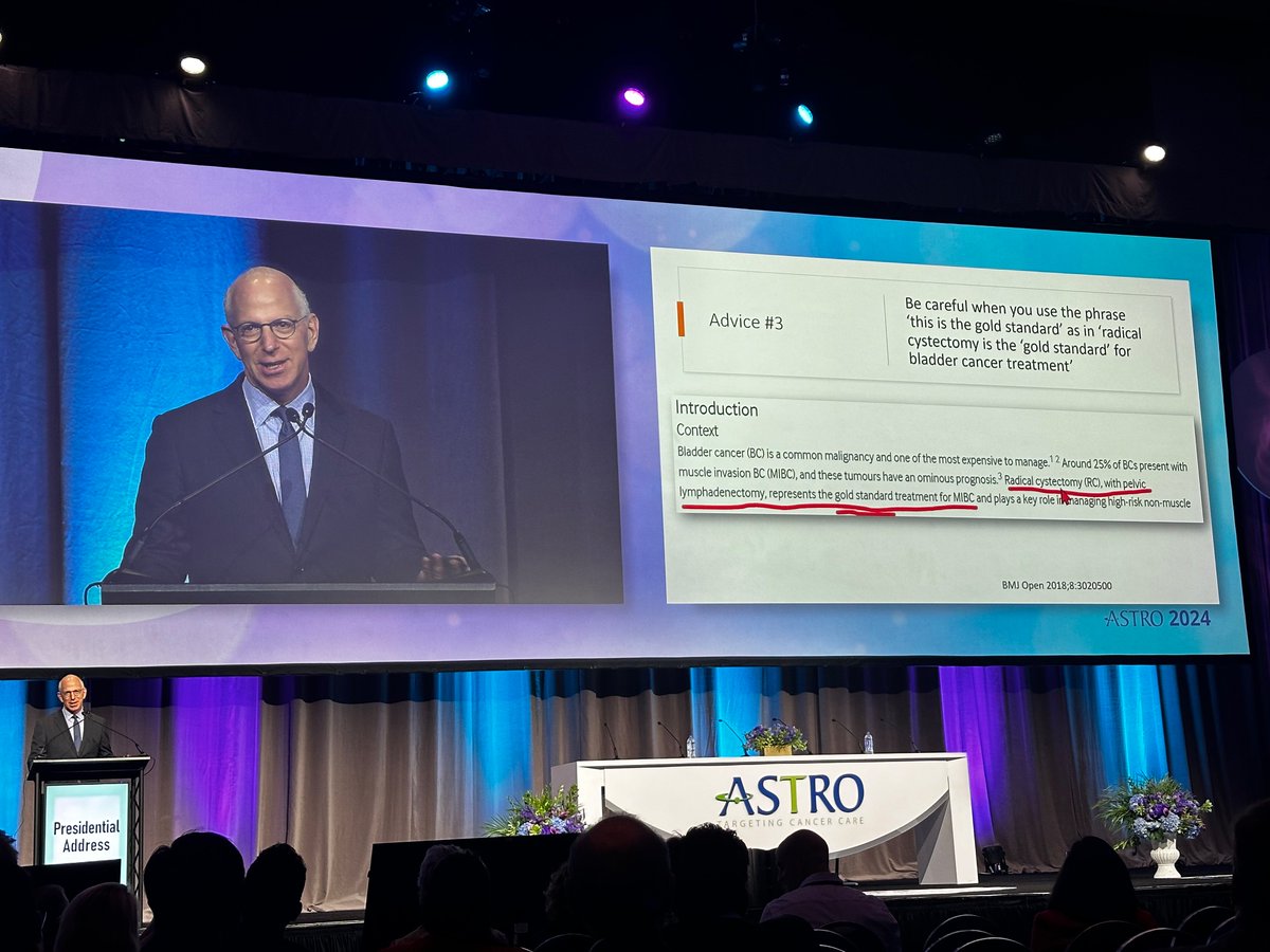 Anthony T. Nguyen, MD, PhD (@anthonynguyenmd) on Twitter photo Inspirational presidential address from <a href="/DrHowardSandler/">Howard Sandler</a> on well-being, burnout, and patient outcomes at #ASTRO24 #radonc
Pearls of wisdom:
1. Please correctly use sig figs
2. Know your walk-up music
3. Be careful with using the phrase “gold standard”
<a href="/ASTRO_org/">ASTRO</a> <a href="/CSCancerCenter/">Cancer at Cedars-Sinai</a> Inspirational presidential address from <a href="/DrHowardSandler/">Howard Sandler</a> on well-being, burnout, and patient outcomes at #ASTRO24 #radonc
Pearls of wisdom:
1. Please correctly use sig figs
2. Know your walk-up music
3. Be careful with using the phrase “gold standard”
<a href="/ASTRO_org/">ASTRO</a> <a href="/CSCancerCenter/">Cancer at Cedars-Sinai</a>