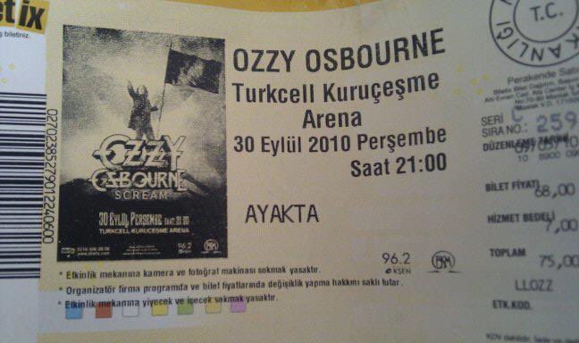 September 30, 2010 
Turkcell Kurucesme Arena
Istanbul, Turkey