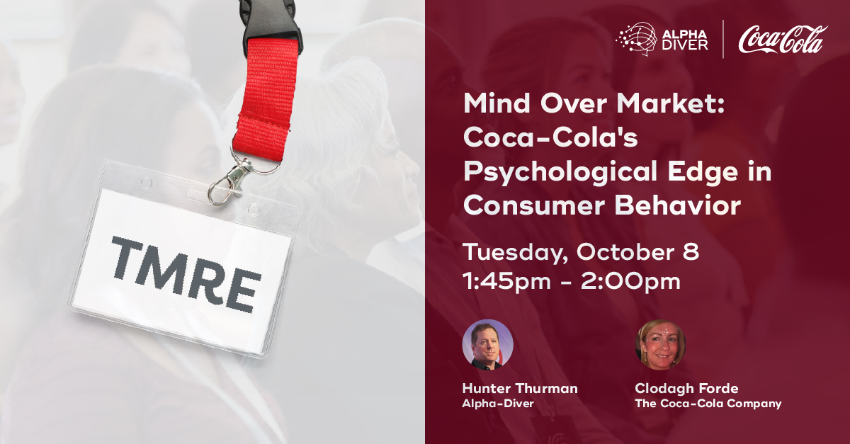 At #TMRE, Hunter Thurman will be sharing groundbreaking insights into the 14 barriers that influence behavior, going way beyond price, with Clodagh Forde from The Coca-Cola Company. 
hubs.la/Q02RjCDh0

#TMRE24 #TMRE2024