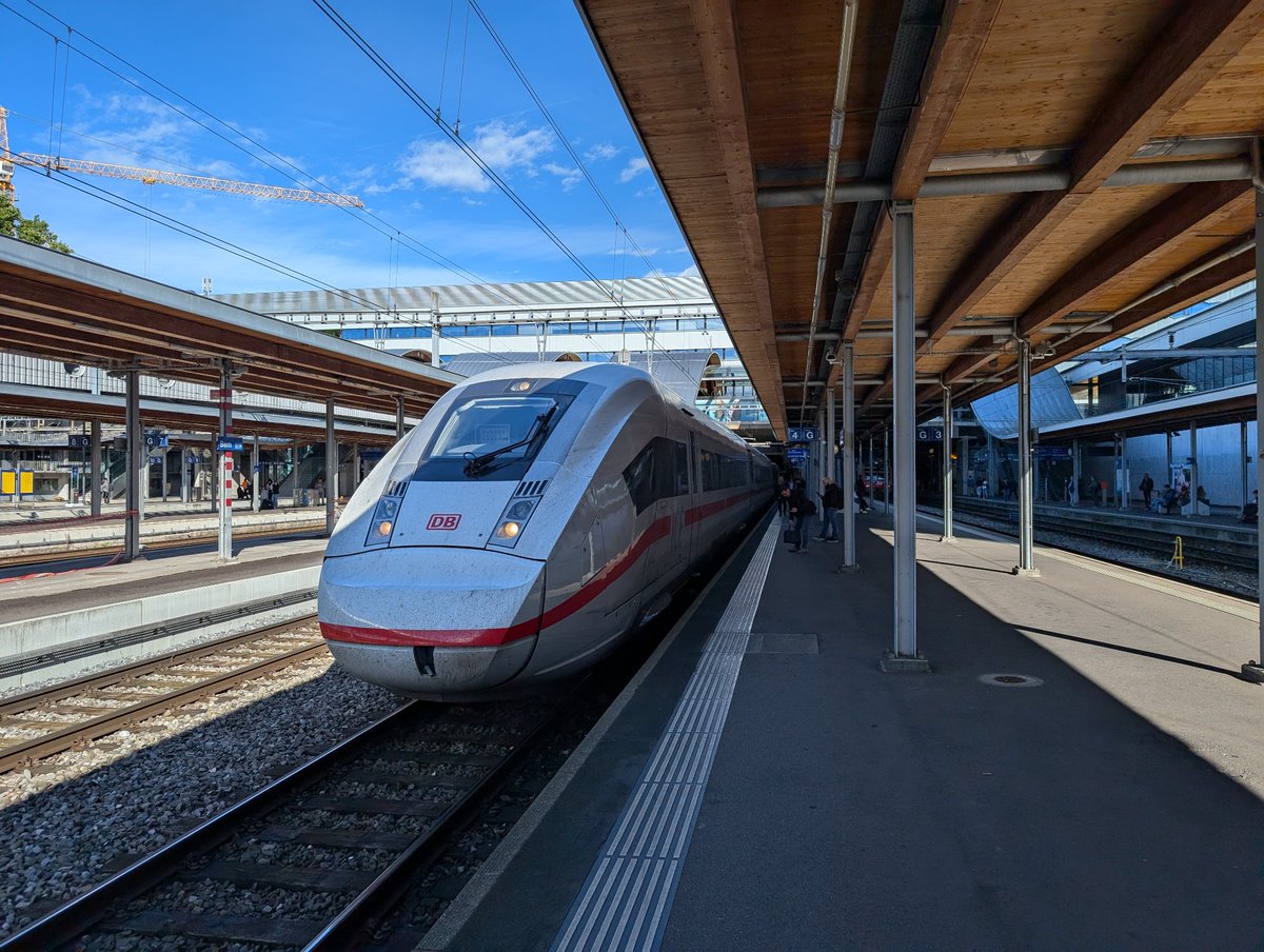 DevalDragon's tweet image. DB Survey Taker: "Why do you take the ICE train instead of other modes of transportation?"
Me: "Because I'm lazy."
Entire Car: *breaks out in laughter*