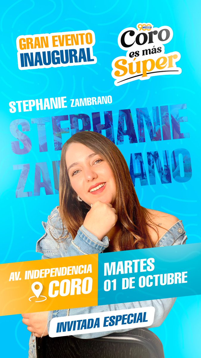 Éxitos <a href="/Super900ve/">El Nove</a> ¡Sabemos que la vas a romper en la capital falconiana! Gracias por la invitación ⚡️ nos vemos Corito.