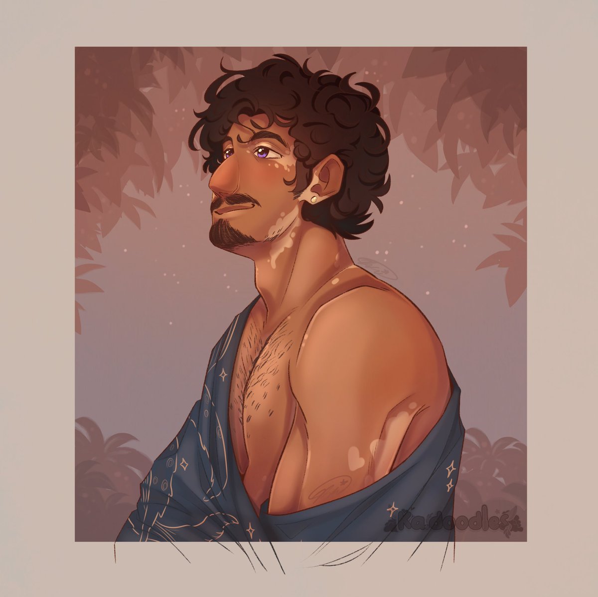 DoodlesKa's tweet photo. Used my OCs, Casper &amp; Julien, to make these pieces to get some practice in drawing bare backs and chests. ^^

||#digitalart #KadoodlesOCs || https://t.co/fEkN7m9Wvq
