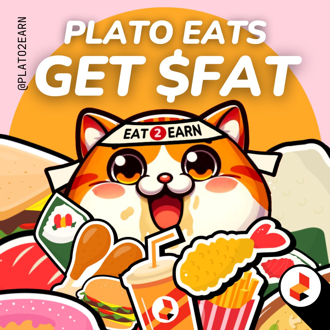 baton_xyz's tweet photo. 🔥 Ways to GET $FAT at Plato! 🍴
- Dine out and check in with Plato Eats 🍽️
- Invite friends and earn $FAT cashback from their dining sessions 👥
- Participate in Plato events 🎉
- Complete Discord quests to earn Cookies and trade them for $FAT 🍪

#GETFAT #PlatoEats #Cashback https://t.co/PrFfPH9zzj