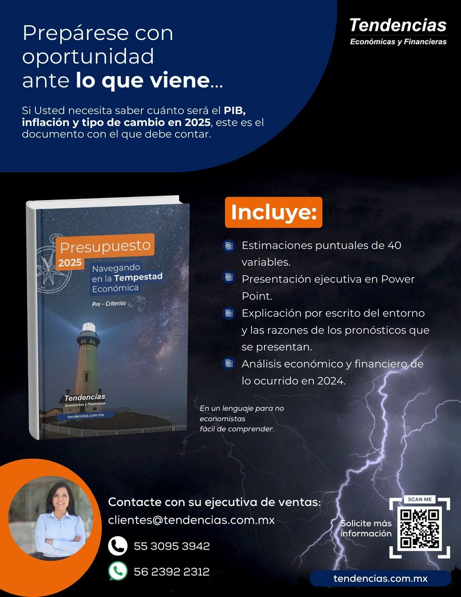 EconomicasY's tweet photo. Presupuesto 2025
Entrega el 8 de octubre 2024, incluye:

*Pre-Criterios 2025
*Parte I(Entrega 22 de noviembre)
*Parte II
*Presentación Power Point editable https://t.co/bg1vzZYMpX